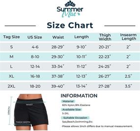 img 1 attached to 🩱 Summer Mae Adjustable Swimwear: Stylish Swimshorts for Women's Swimsuits & Cover Ups