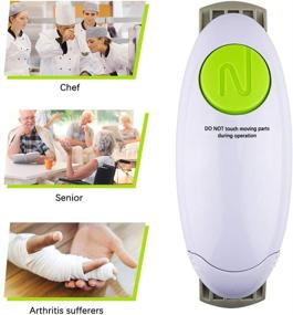 img 2 attached to 🔌 Electric Jar Opener for Seniors with Arthritis: A Convenient Solution for Weak Hands.