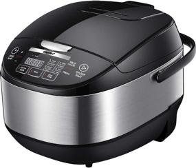 img 4 attached to COMFEE' 5.2Qt Asian Style Programmable Multi Cooker: Rice Cooker, Slow Cooker, Steamer, Saute, Yogurt Maker, Stewpot - All-in-1 with 24 Hours Delay Timer and Auto Keep Warm