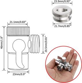 img 2 attached to 🚰 Enhance Your Plumbing System with the Sumnacon Diverter Splitter Replacement Connector