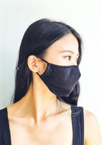 img 1 attached to 🎭 Fydelity Face Mask - Adjustable & Breathable Reusable Fabric for Maximum Comfort