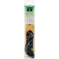 earth therapeutics wooden foot file foot, hand & nail care logo