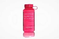 💖 pink hydr-8 sports water bottle 1000ml tritan bpa free plastic 32oz: optimal hydration and ease of use logo