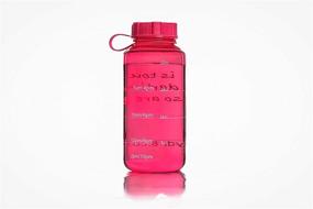 img 2 attached to 💖 PINK Hydr-8 Sports Water Bottle 1000mL Tritan BPA Free Plastic 32oz: Optimal Hydration and Ease of Use