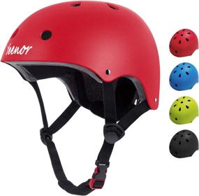 img 4 attached to 🚲 YEENOR Kids Bike Helmet: Adjustable Safety Helmet for Boys and Girls - Ideal for Skateboarding and Cycling