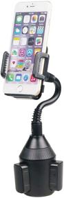 img 4 attached to Hypersonic HPN576 Black Universal 📱 Cup-Holder for Smartphone, Telephone, PDA, iPod