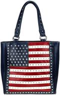 montana west patriotic american flag women's handbags & wallets for totes logo