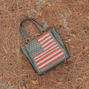 img 2 attached to Montana West Patriotic American Flag Women's Handbags & Wallets for Totes