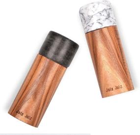 img 3 attached to 🌰 Jalz Wood Salt Pepper Grinder