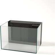 landen ultra clear glass rimless low iron aquarium tank with rear filtration chamber - ideal for saltwater and freshwater, crafted from all-glass materials logo