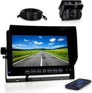 🚚 pyle plcmtrdvr41: full hd 1080p dash cam recorder dvr for trucks - 7 inch monitor blackbox with rear camera, night vision, audio record, and micro sd slot logo