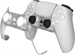 img 3 attached to 🎮 Sleek Silver PS5 Controller Decoration Strip - Upgrade Your PS5 Controller with EJGAME DIY Replacement Accessories