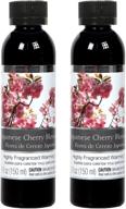 🌸 hosley japanese cherry blossom fragrance warming oils - set of 2, 5 ounce: ideal gift for weddings, spa, reiki, meditation, bathroom settings - p1 логотип