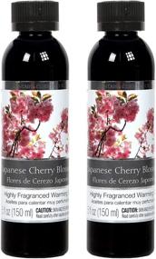 img 1 attached to 🌸 Hosley Japanese Cherry Blossom Fragrance Warming Oils - Set of 2, 5 Ounce: Ideal Gift for Weddings, Spa, Reiki, Meditation, Bathroom Settings - P1