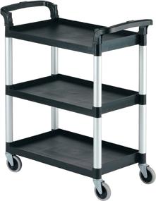 img 1 attached to Cambro KD Service Cart Black: Convenient and Efficient Storage Solution for Easy Transport