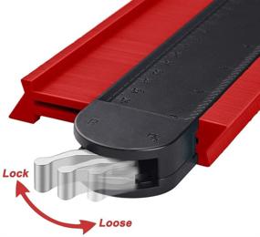 img 3 attached to 📐 KEGOUU 10inch 5inch Contour Gauge Duplicator with Lock - Essential Tool for Accurate Copying of Irregular Shapes and Corners in Woodworking