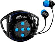 h2o audio 100% waterproof headphones & ipod shuffle case: the ultimate swim solution with superior sound, construction, and 1 year warranty logo