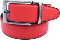 cognac reversible bonded leather belt logo