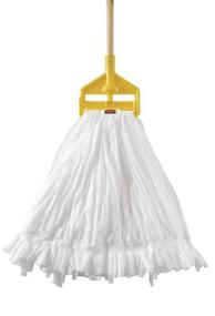 img 4 attached to 🧹 Rubbermaid Commercial Products: Large Disposable Mop with 1 Inch Headband - Ultimate Cleaning Solution