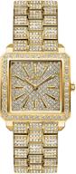 jbw cristal diamonds gold plated stainless logo