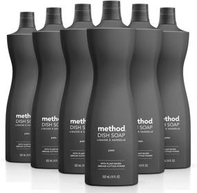 img 4 attached to 🧼 Method Dish Soap Yuzu 6 Pack - 18 Ounce - Packaging May Vary - Buy Now!