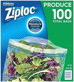 img 1 attached to 🍏 100-Count Ziploc Freshness Bags for Produce