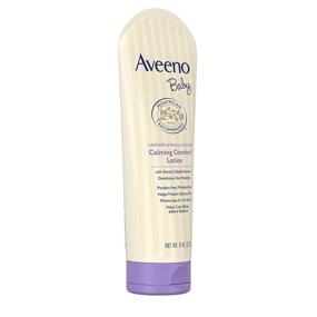 img 3 attached to AVEENO Baby Lavender & Vanilla Calming Comfort Lotion 8 oz (2-Pack)