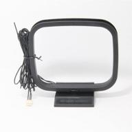 📻 high-performance fm and am loop antenna with 3-pin mini connector for sony sharp stereo av receiver systems logo