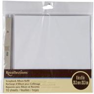 8 x 8 refill pages for recollections scrapbook album logo