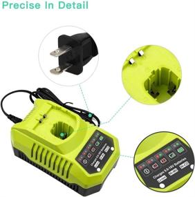 img 1 attached to Powerful P117 Charger for Ryobi 18V-9.6V Lithium-Ion & Ni-Cd/Ni-MH Batteries - P100 P102 P103 P104 P105 P107 P108 P109 P119 P122 Compatible