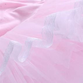 img 1 attached to BAOHULU Ballet Dance Leotards with Skirted 🩰 Tutu for Girls, Princess Dress for Ages 3-8 Years