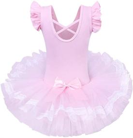 img 3 attached to BAOHULU Ballet Dance Leotards with Skirted 🩰 Tutu for Girls, Princess Dress for Ages 3-8 Years