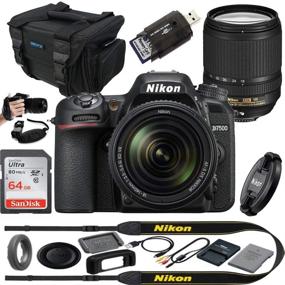 img 1 attached to 📷 Nikon D7500 20.9MP DSLR Digital Camera with 18-140mm VR Lens - Expo Essential Accessories Bundle (International Version) - Enhanced for SEO