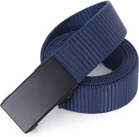 img 2 attached to Mile High Life Webbing Ratchet Men's Accessories for Belts