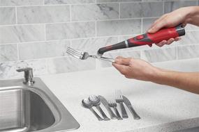 img 1 attached to 🧹 8-Piece Rubbermaid Cleaning Power Scrubber Brush Polish Detail Kit in Red and Gray - Enhance Cleaning Efficiency and Shine