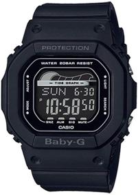 img 3 attached to 🕒 Женские наручные часы Casio Baby G BLX-560-1: цифровой циферблат с полиуретановым ремешком - превосходный стиль и функциональность!