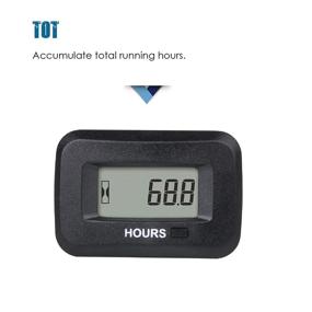 img 3 attached to Runleader Digital Hour Meter Kit - Accurate LCD Display for Versatile Applications: ZTR Lawn Mower, Tractor, Golf Cart, Marine, ATV, and More!