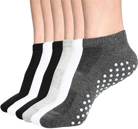 img 4 attached to 🧦 DIBAOLONG 6-Pair Ankle No Show Athletic Short Cotton Socks for Women & Men: Low Cut Comfort and Style