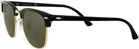 img 2 attached to Ray Ban CLUBMASTER ARISTA CRYSTAL Non Polarized Sunglasses