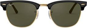 img 4 attached to Ray Ban CLUBMASTER ARISTA CRYSTAL Non Polarized Sunglasses