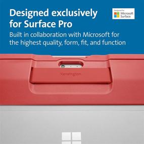 img 3 attached to 🔴 Kensington Blackbelt 2nd Degree Rugged Case for Surface Pro 7, 7+, 6, 5, & 4 - Red: Protect Your Device with Durability