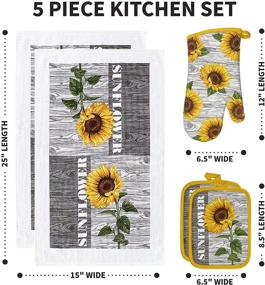 img 2 attached to Franco Kitchen Designers Absorbent Sunflower