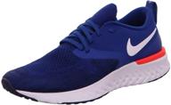 nike odyssey flyknit in white blue void with striking red accents: discover exceptional style and performance логотип