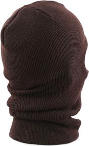 img 2 attached to 🎩 The Hat Depot Thick and Long Face Ski Mask [Made in USA] - Unisex