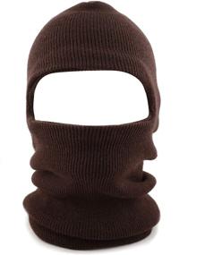 img 3 attached to 🎩 The Hat Depot Thick and Long Face Ski Mask [Made in USA] - Unisex