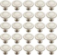🔘 premium satin nickel kitchen cabinet knobs - 1-1/4" (32mm), 25-pack drawer knobs by franklin brass logo