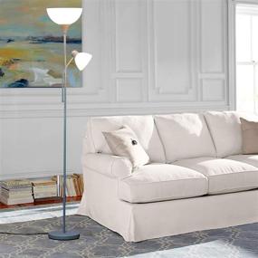 img 3 attached to 💡 Light Accents Susan Adjustable Silver Floor Lamp: Modern 72" Tall Standing Lamp with Side Reading Light - Ideal for Living Room and Office