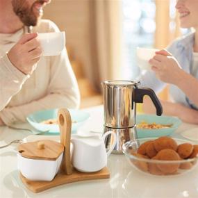 img 3 attached to 🥣 TIANGR Sugar Bowl Creamer Spoon: A Stylish and Functional Addition to Your Tableware Collection