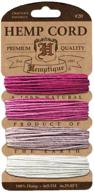 hemptique hemp cord card 20 pound logo