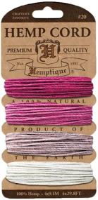 img 1 attached to Hemptique Hemp Cord Card 20 Pound